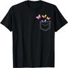 Butterfly Pocket Shirt Pocket Butterfly Lover Butterflies T-Shirt