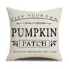 New Pumpkin Maple Leaf Autumn Thanksgiving Pillow Ins Nordic Linen Cushion Cushion Cover Home Products