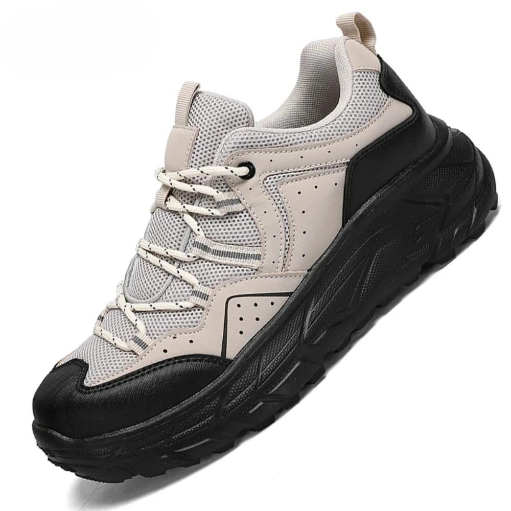 Atmungsaktive Mesh Outdoor-Sneaker Herren Rutschfeste Wanderschuhe Abriebfeste Freizeitsneaker für Trekking Camping Wandern