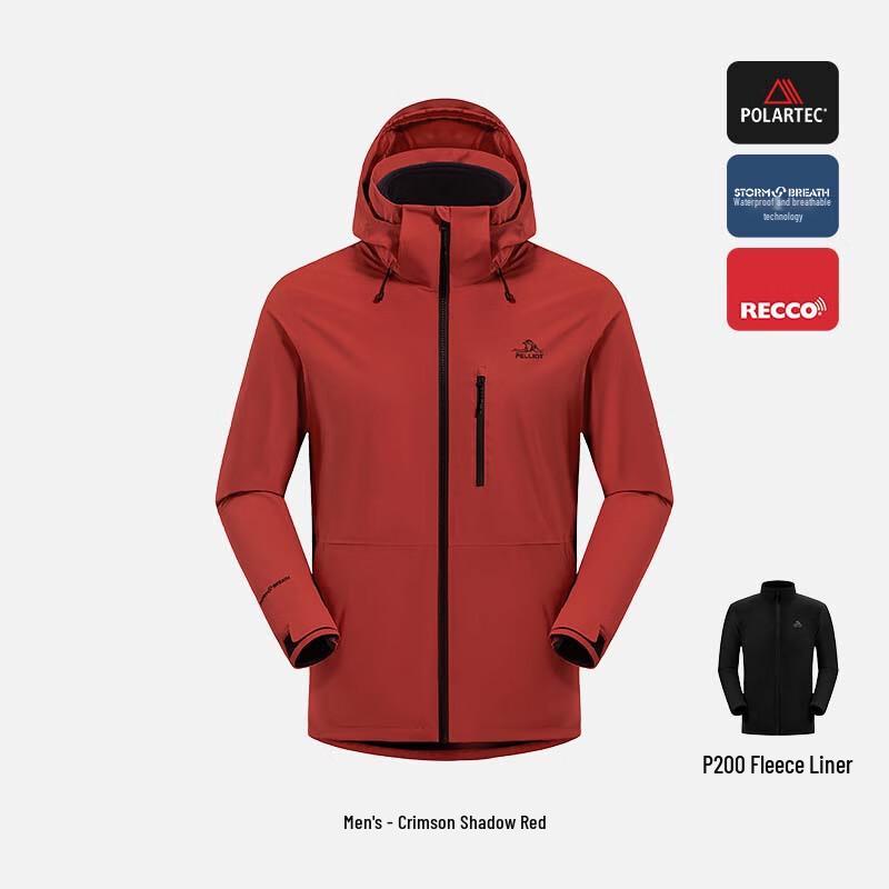 PELLIOT Herren 3-in-1 Outdoor Fleecejacke