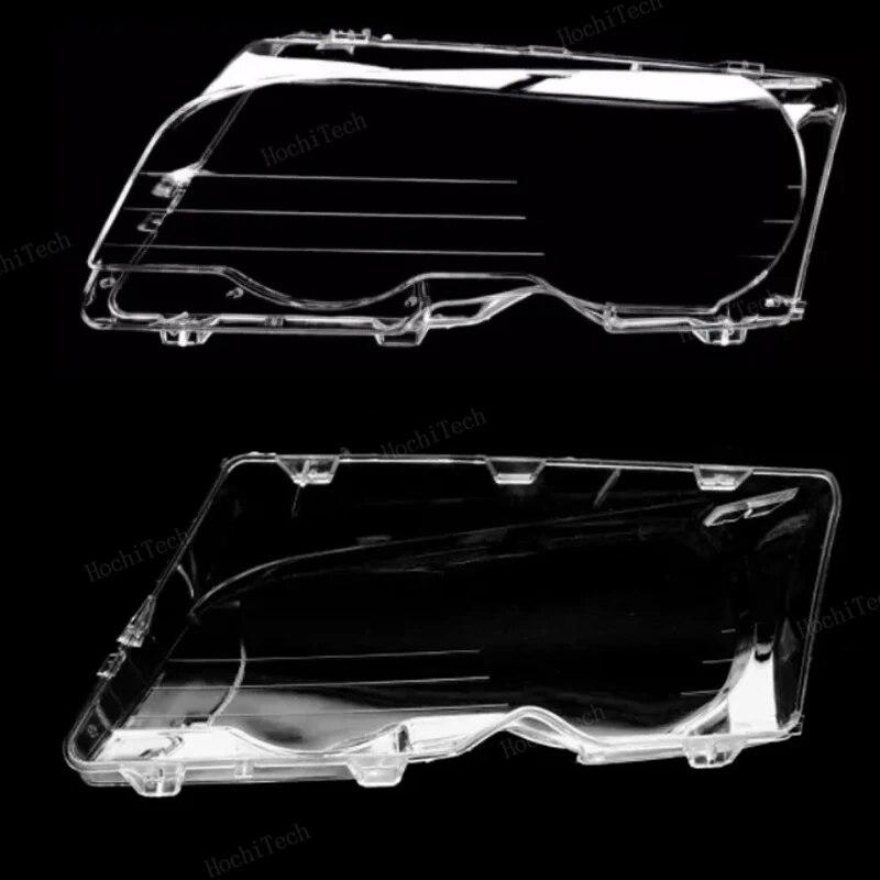 For BMW E46 Coupe Convertible 1999-2003 Pre-facelift M3 2000-2006 Car Headlight Clear Lens Headlamp Clear Cover Auto Accessories