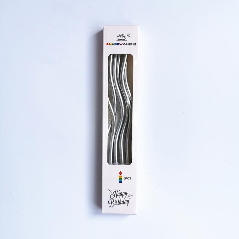 

Curve Pole Atmosphere Party Candles, Creative Decoration Party Atmosphere Candles One Size