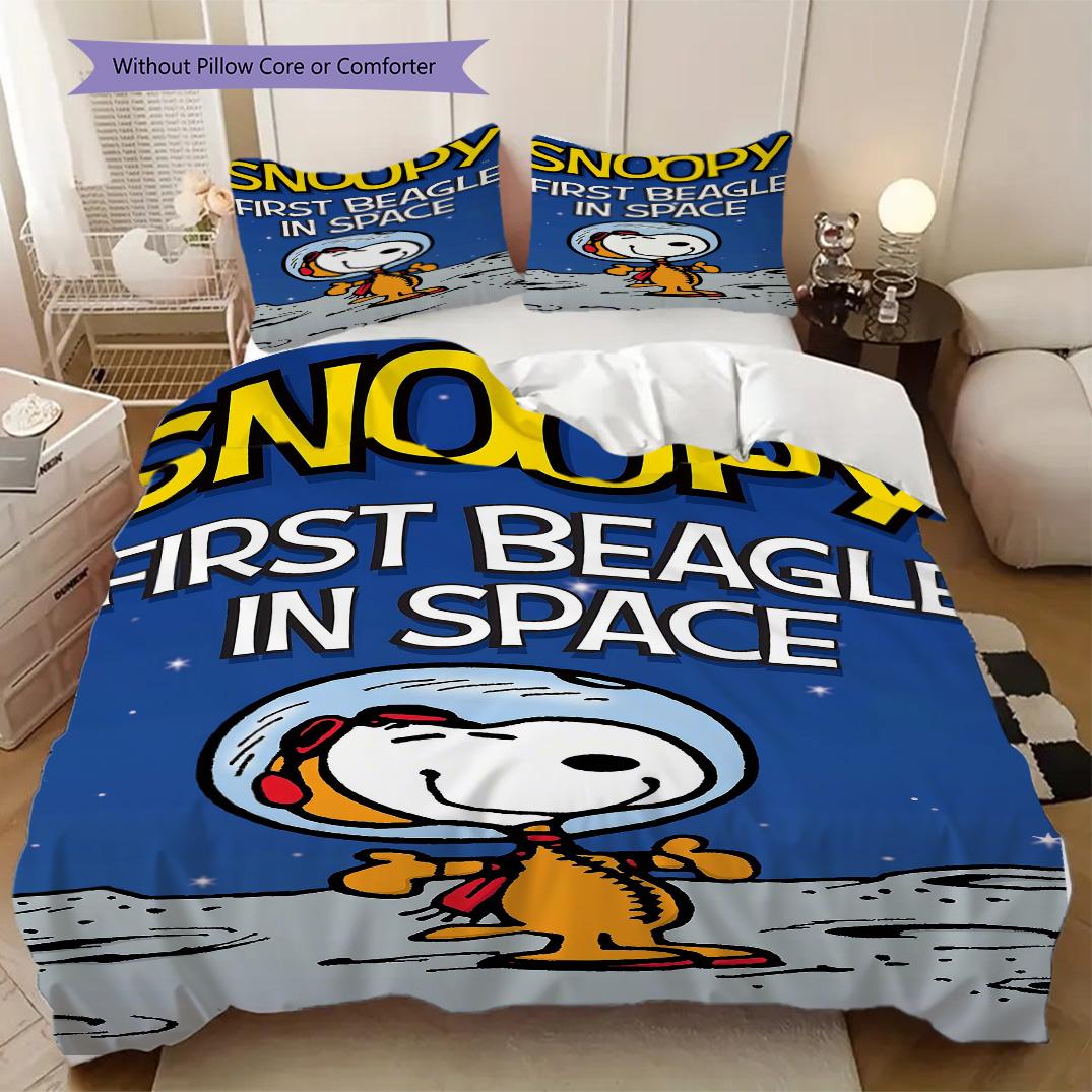 Peanuts Cartoon Soft Comfortable Duvet Cover, Children s Bedding Set Gift, Extra Large Size, Various Sizes Available LXR166 135x200cm