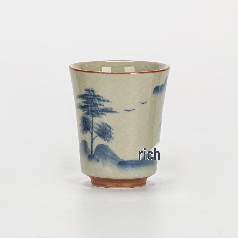 Ge Kiln Hand-painted Ceramic Tea Cup