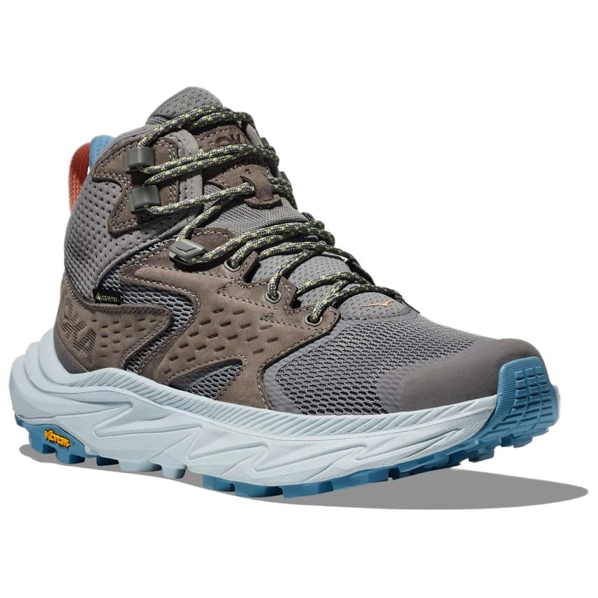 HOKA One One Anacapa 2 Gore-Tex Comfortable Non-Slip Mid-Top Hiking Shoes Women Hiking Shoes Gray 1142831-ATRL