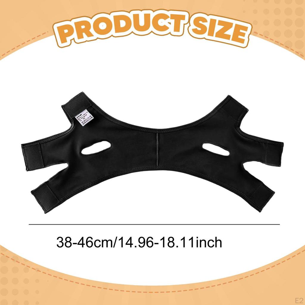 Chin Strap for Sleeping,,Exerciser,Adjustable Face Breathable Jawline Shaped V