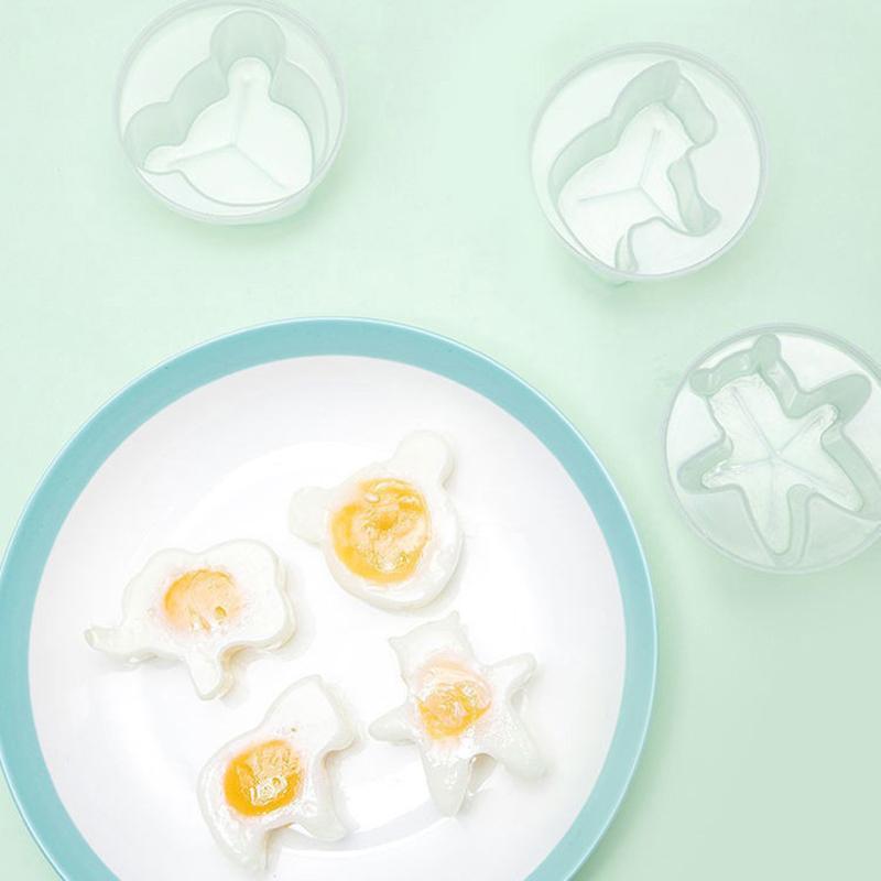 1 szt. Słodkie narzędzia do gotowania jajek, forma do jajek, nieprzywierająca plastikowa forma do gotowania jajek, kłusownik do pieczenia dla dzieci, kawaii akcesoria kuchenne