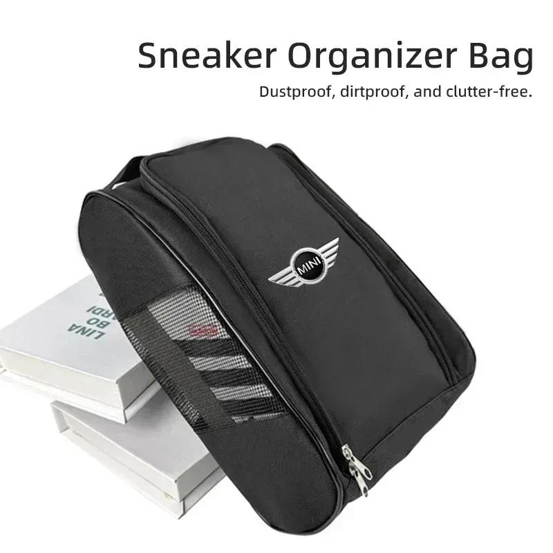 -Car  Sneaker Storage Bag Travel Outing Shoe Storage Tools Cars Accessories For MINI Cooper One JCW Coupe R56 R53 R52 R50 R5