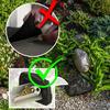 2Pcs Hidden Key Box Outdoor Stone Shape Key Hider Security Key Storage Box for Home Garden Decoration