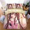 Anime G-Genshin Impact Duvet Cover Pillowcase Anime Girl Bedding Set Adult Boy Teen Children Bedroom Decoration Queen King Size