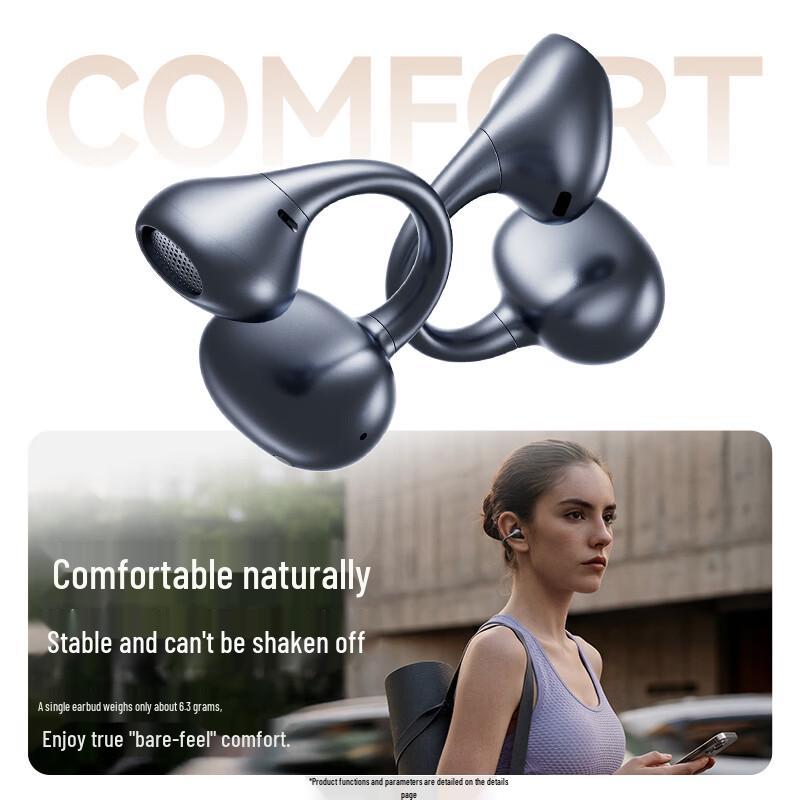 SANAG ANC Clip Active Noise Cancelling True Wireless Ear Clip Headphones