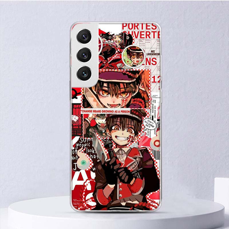 Anime Toilet Bound Hanako Kun Soft Case For Samsung Galaxy M12 M21 M30S M31 M32 M51 M52 Phone Cover Note 8 9 10 + 20 Ultra J4 J6