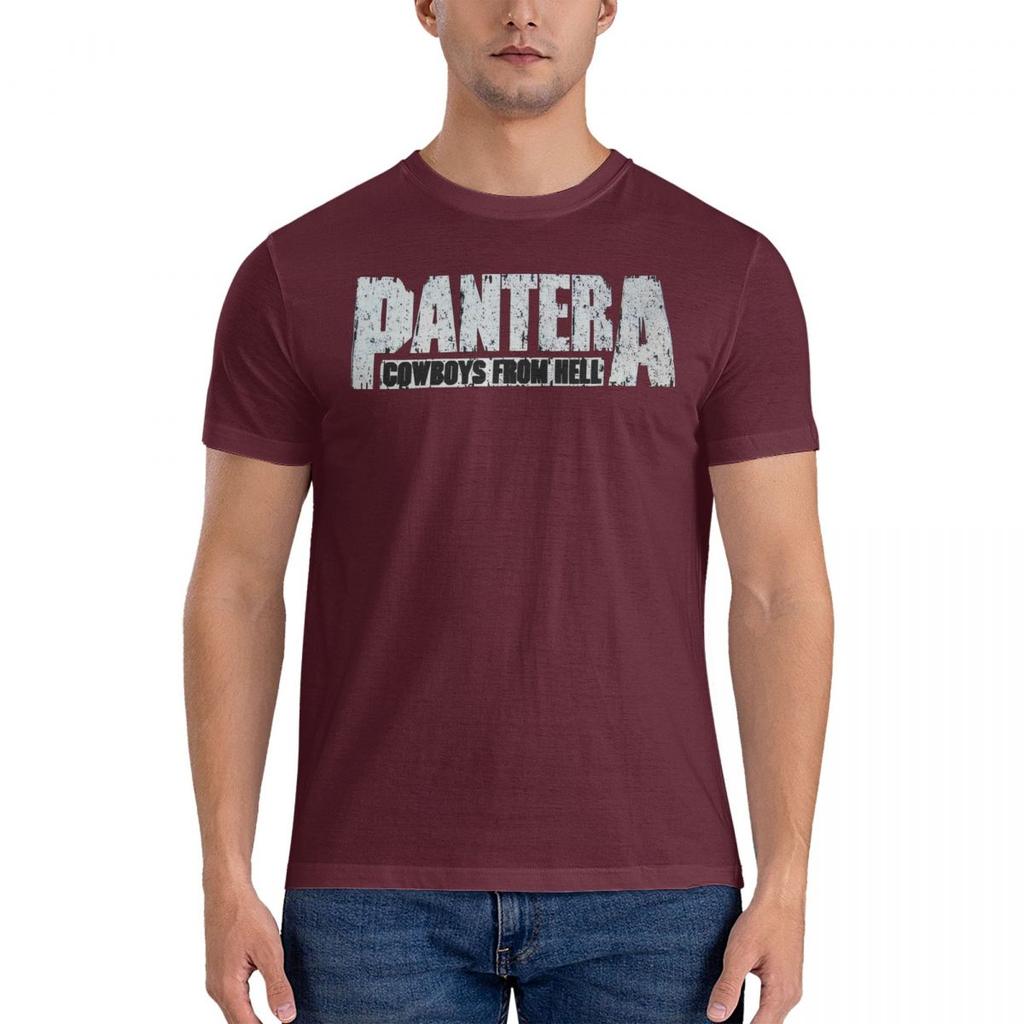 T-shirt Bianca Uomo Donna Logo Band Musicale T-shirt Harajuku Pantera T-shirt da Spiaggia Streetwear Casual Abbigliamento in Cotone Regalo