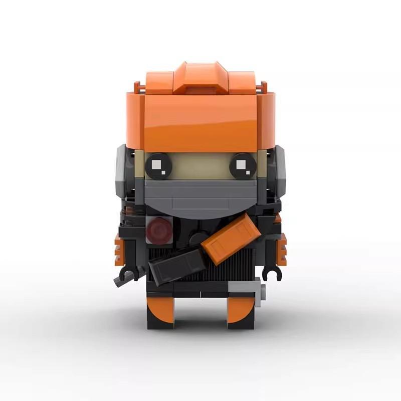 Building Block Compatible, Creative Finnick Sundar Square Head Boy, Star Wars Series, Assembled Puzzle Model