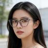 New Fashion Women Cat Eye Photochromic Myopia Glasses lady's Anti Blue Light Near Sight Eyewear Outdoor Color Changing UV protection Sunglasses -4.0
