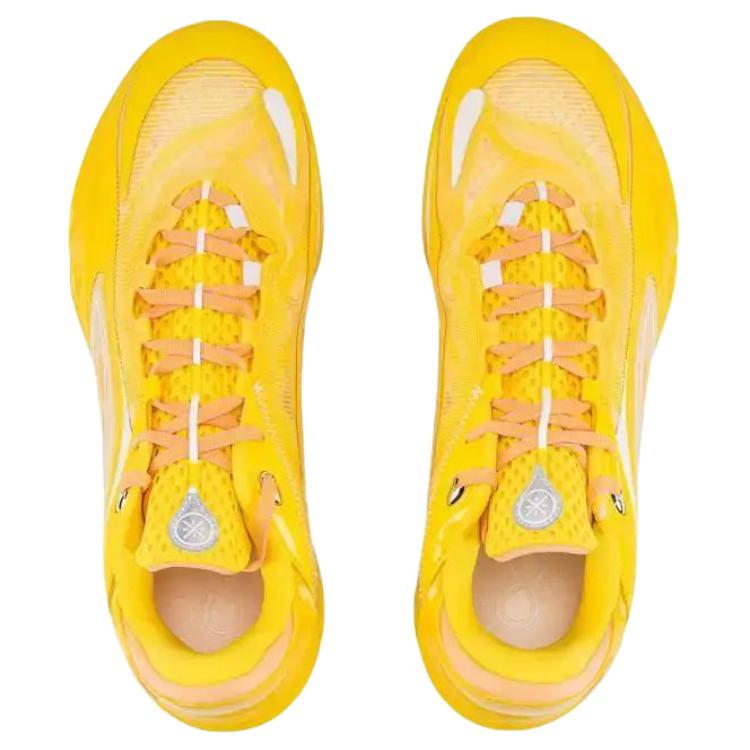 Li Ning Wade 808 5 ULTRA Abrasion Resistant Coverage Low top Basketball Shoes Men's Lemon ABAV015-20