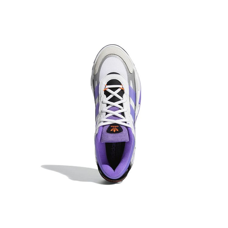 Adidas Baskets Unisexe Niteball 2.0 Blanc Purple Rush Blanc Nuage Noir Core GX0775