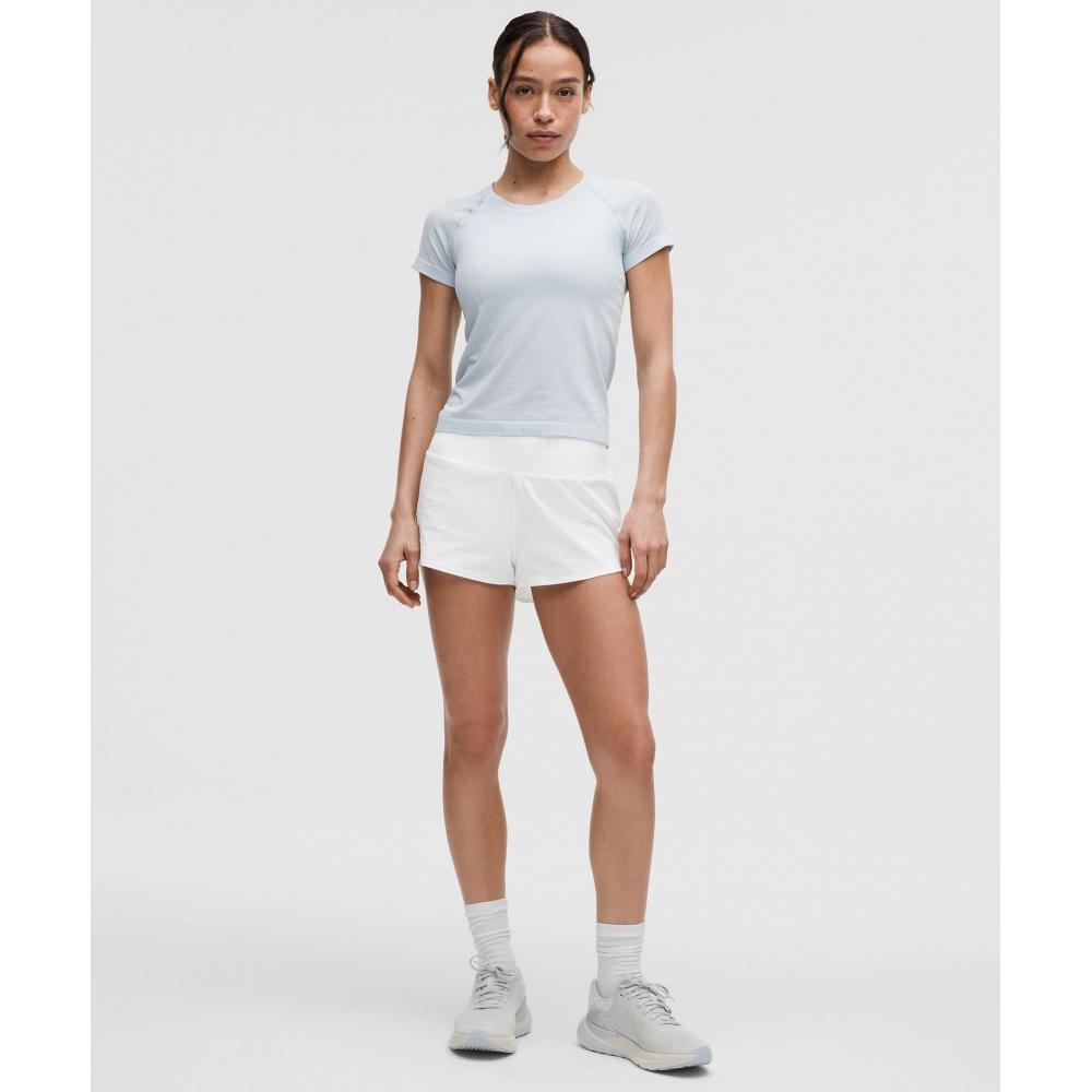 Lullulemon Speed Up High-Rise Shorts 2.5Inch Updated Wht