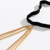 Summer Multi-Layer Chain Fringed Leg Ring Body Chain, Sexy Casual Elastic Belt Thigh Chain