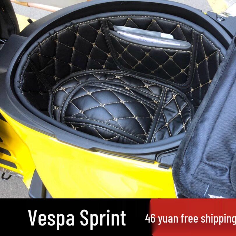 Vespa Sprint 150 Seat Liner: Motorcycle Seat & Bucket Mat Spring Sprint Pocket Version