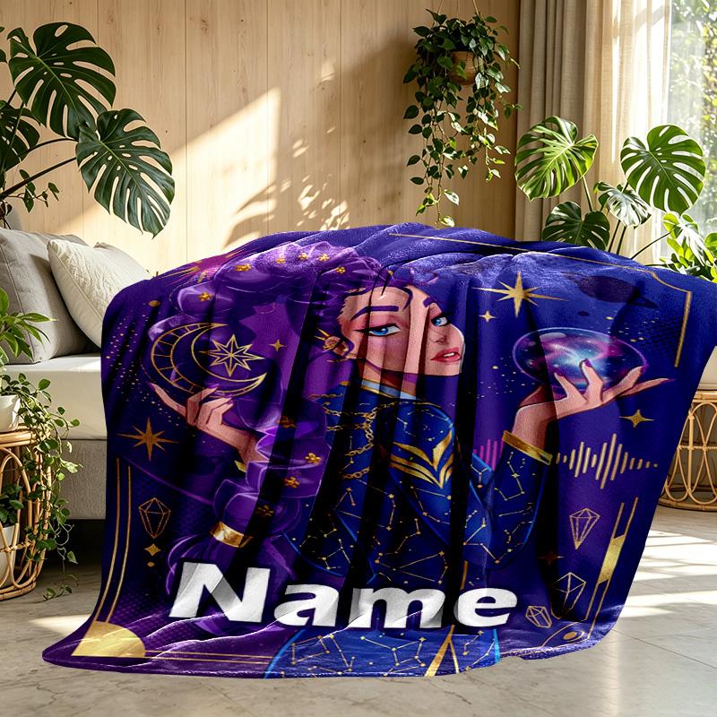 Custom Name Personalized Kpop Demon Hunter Print Blanket, Home Decor, Bedroom, Sofa, Camping, Couch, Gifts for Birthday Christmas