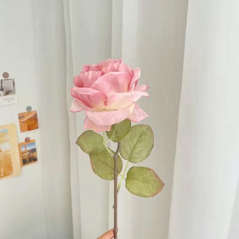 Style French Faux Silk Roses For Wedding Decor Photography Props Styling Home