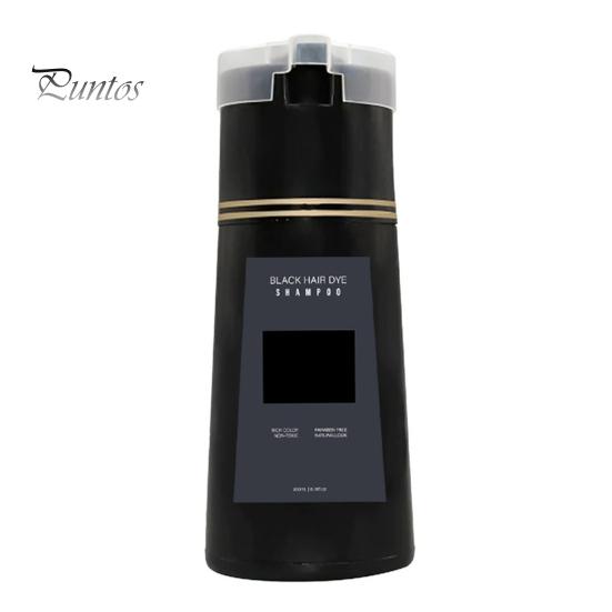 

200 мл шампунь-краска для волос, натуральные травяные ингредиенты, для мужчин и женщин, покрытие седины, мгновенная окраска волос, крем для Хэллоуина, косплей, вечеринка, макияж, реквизит 200ML чёрный
