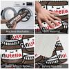 Chocolate Spread Art Doormat – Fun Toasted Bread & Cream Rug for Kitchen Entryway | Machine Washable Indoor Decor Mat
