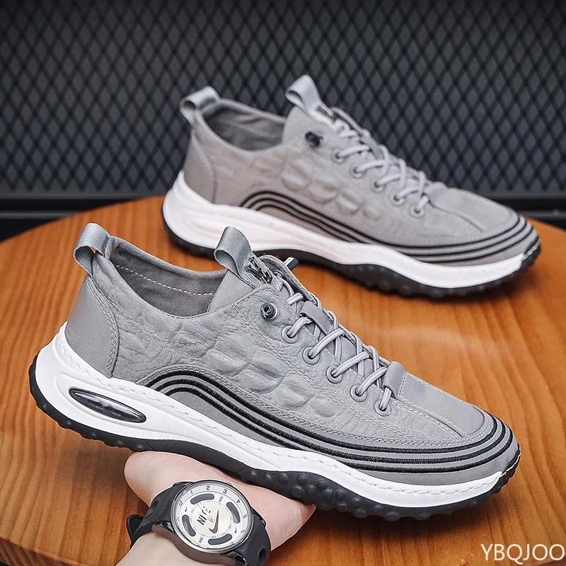 Summer New Men's Shoes Breathable Ice Silk Cloth Shoes Trendy Light Hiking Male Shoes Casual Comfortable Sneakers Zapatos Homme