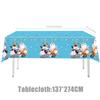 Cat-Themed Birthday Party Tableware Set: Disposable Tablecloth, Plates & Cups