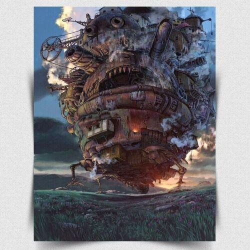 Howls Moving Castle Anime Manga METAL SIGN WALL PLAQUE Poster Print man caveAluminum 20x30cm(7.8x11.8inch)