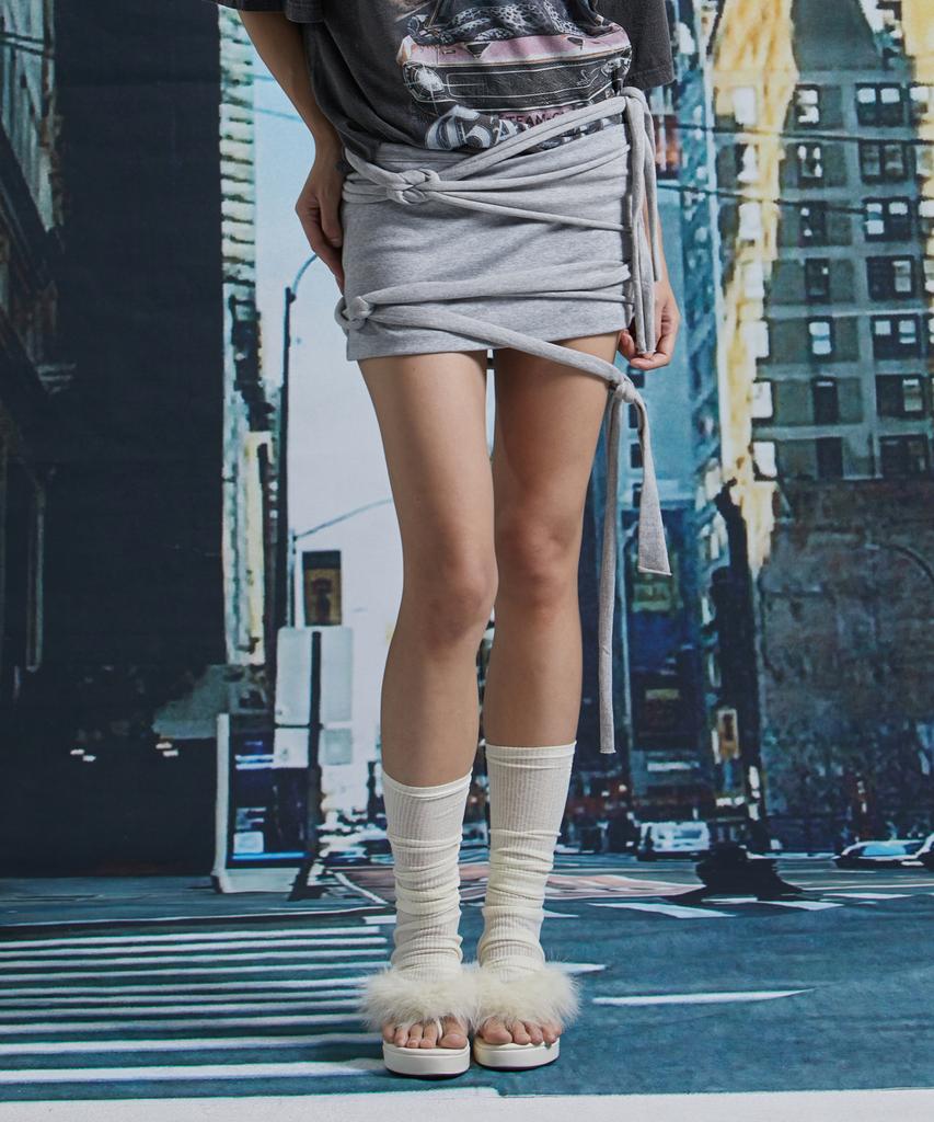 Geiteuliseu Double Mini Skirt