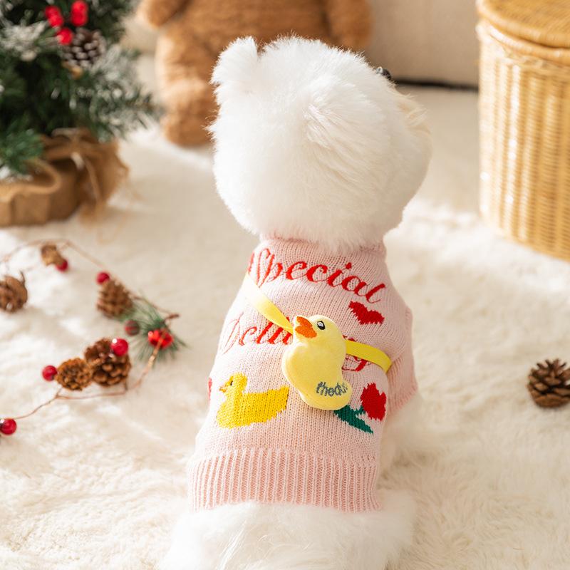 Podzimní Zimní Vánoční Losí Svetr pro Psa Kočka Pletený Svetr na Dvě Nohy Novoroční Kardigan Svetr pro Psa Značkové Psí Oblečení