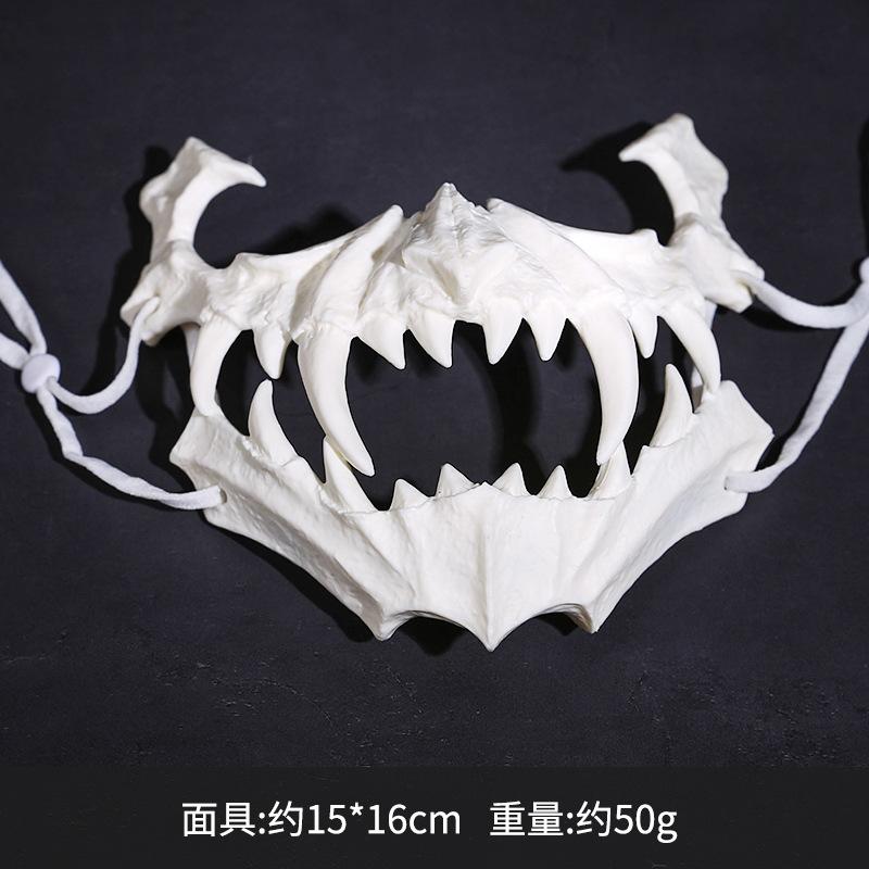 Resin Mask, Dragon God, Tiger, Tengu, Inuyasha Cos Werewolf Skull, Halloween Mask