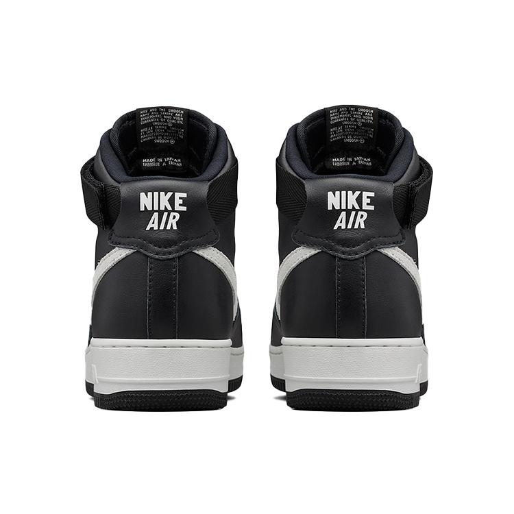 New Nike Air Force 1 High Retro Qs 'Black White' 743546-007
