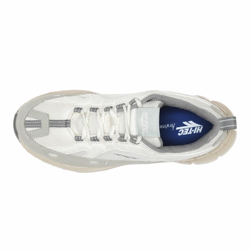 Hi-Tec ADV RACER Sneakers, White/Beige/Teal, Size 26.5cm