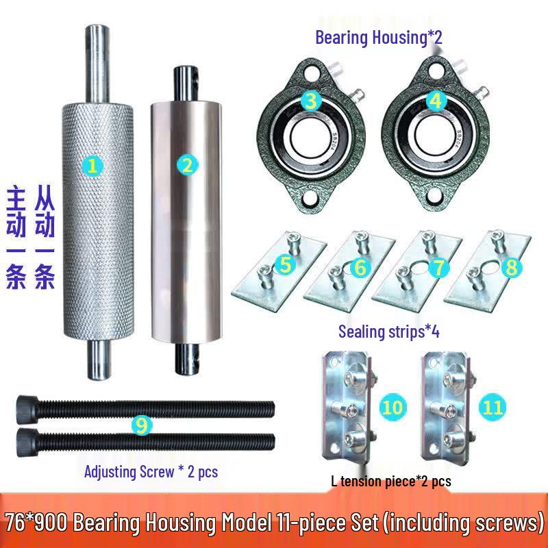 Rongyu 76x900mm Conveyor Power Roller Kit