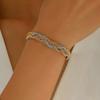 Three Color Braided Bracelet Customizable Light Luxury Textured Wrapped Hand Jewelry INS Popular Niche Designer Style Bracelet