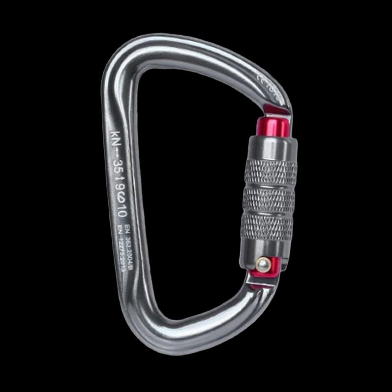 ShengRongQian Pear-shaped Auto-locking Climbing Carabiner