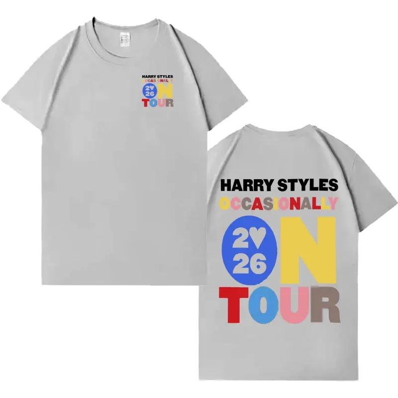 Hot Singer Harry Styles Love on Tour Tshrits Aesthetic Cotton T Shirt Unisexs Women Fashion Oversized Casual Short Sleeve Tee Shirt