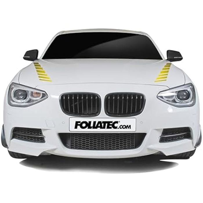 Autocollant pour voiture - FOLIATEC - Shades - Doré Chromé Mat - 9 x 77 cm - Résistant aux intempéries