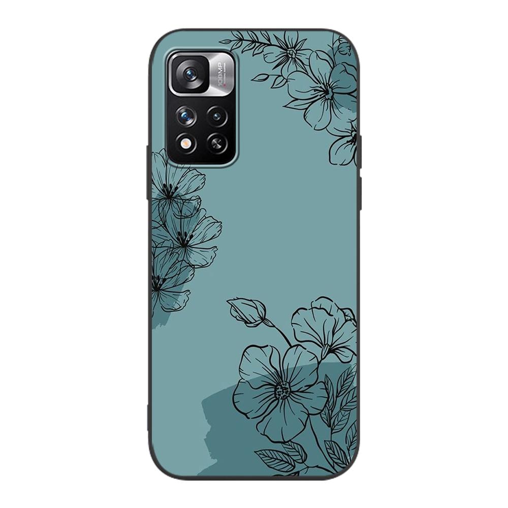 Trendy Abstrakte Hintergrund Fall für Xiaomi Redmi Hinweis 10 9S 11 9 8 11E Pro K40 Silikon Schwarz Telefon Abdeckung 9C 9A 8T 7 7A 10C 9i