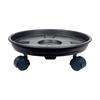 Universal Flower Pot Wheels Round Plastic Tray Heavy Duty Flower Pot Rack Plant Movable Rolling Potted Plant Stand With Rollers