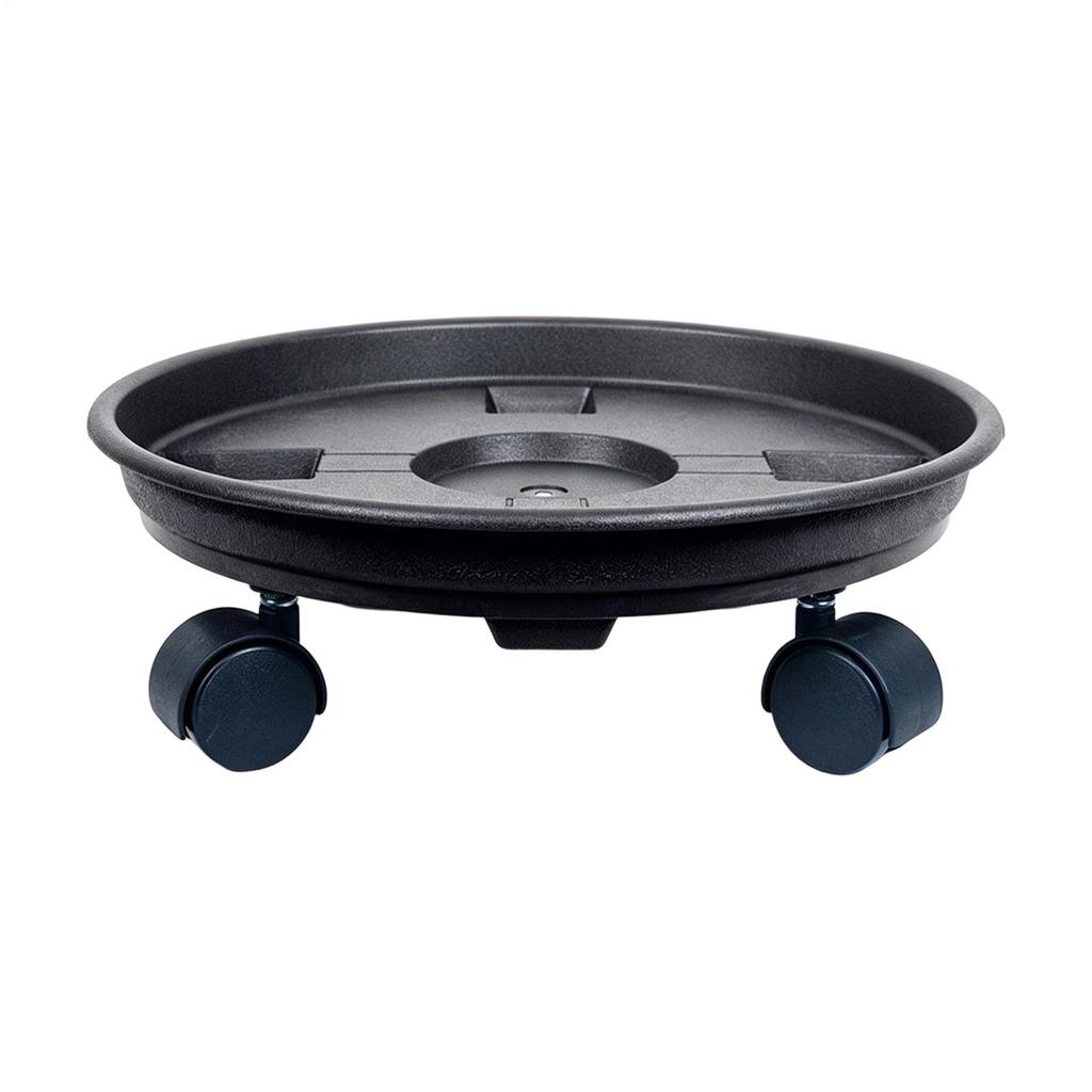 Universal Flower Pot Wheels Round Plastic Tray Heavy Duty Flower Pot Rack Plant Movable Rolling Potted Plant Stand With Rollers