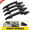 Car Black Exterior Outside Outer Door Handle Set Fit For Hyundai Accent 2012-17