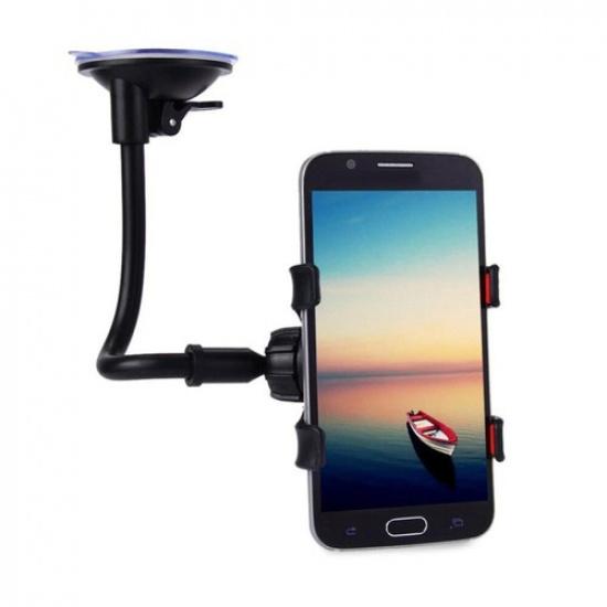 360 Degree Rotation Suction Cup Car Phone Holder Flexible Long Arm Car Phone