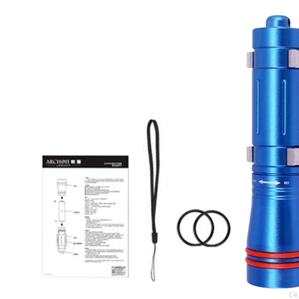 Diver Flashlight CAMPING TORCH Multifunctional Underwater Flashlights -diving Light for