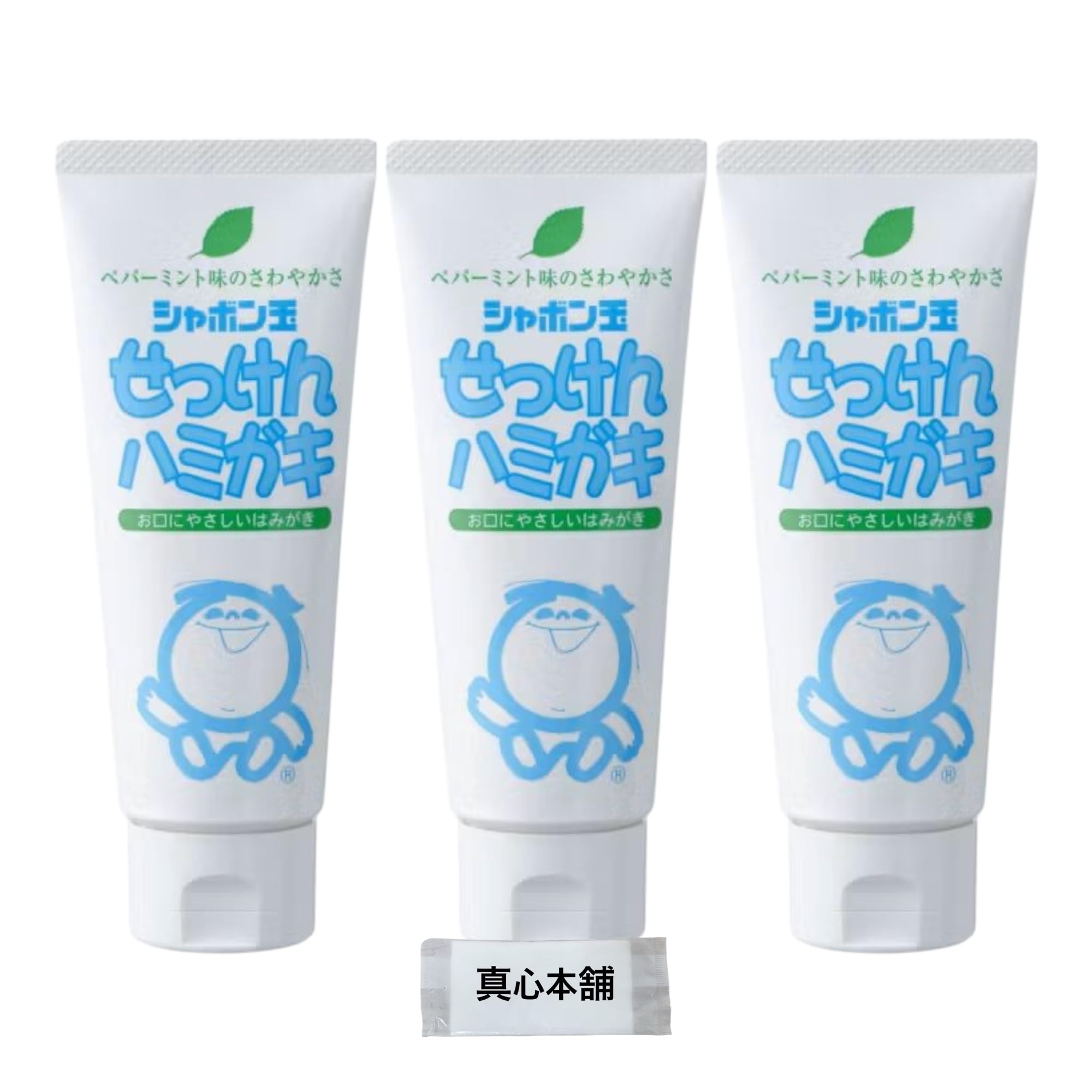 

Soap Bubble Toothpaste Peppermint 140g Set of 3