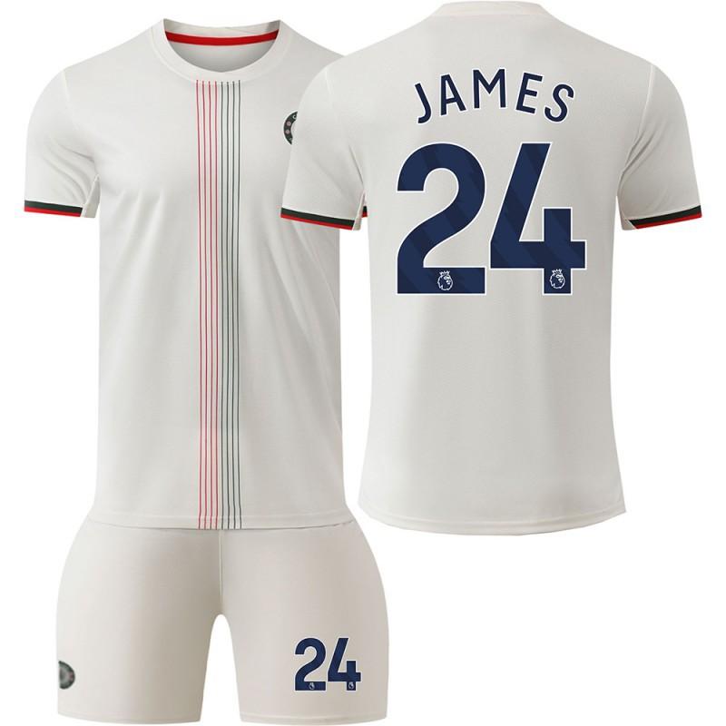 2526 Chelsea Away Football Jersey No. 7 Sterling 8 Enzo 6 Silva Home Correct Version Set