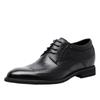 Elegant Men'S Shoes Inner Heightening Leather Shoes Brock Retro Men'S Shoes Formal Wedding Shoes Men'S Lace-Up Shoes